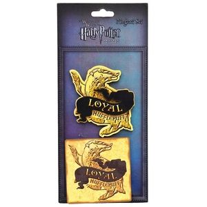 Universal Studios Harry Potter Hufflepuff Loyal Set of 2 Magnet